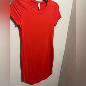 Red T-Shirt Dress